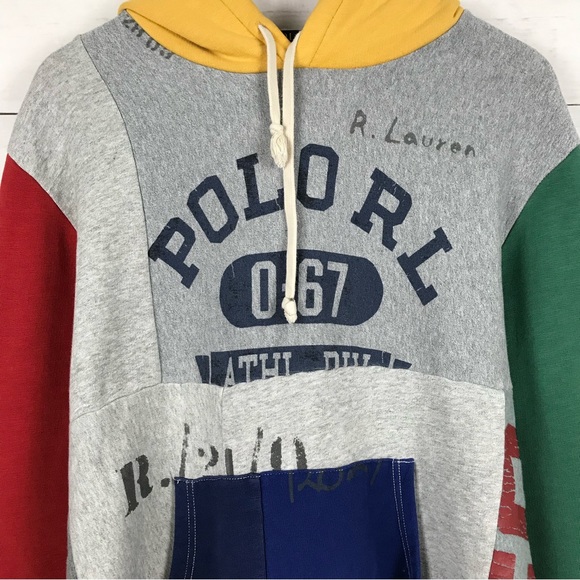 Ralph Lauren Polo RL Color Block Hoodie - Picture 3 of 6